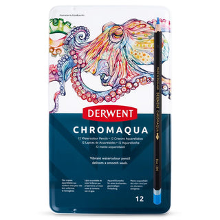 Derwent Chromaqua Pencil 12 Tin