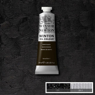 Winsor & Newton Winton Oil Colour 37ml - 331 Ivory Black