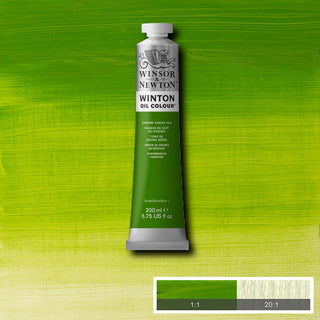 Winsor & Newton Winton Oil Colour 200ml - 145 Chrome Green Hue