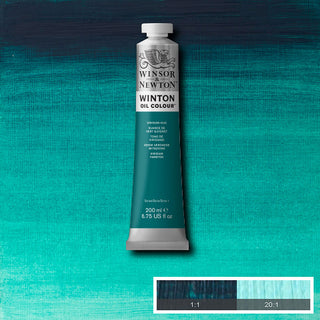 Winsor & Newton Winton Oil Colour 200ml - 696 Viridian Hue