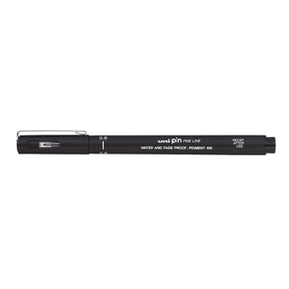 Uni-Ball Pin Fine Line Pen, Black, 0.8