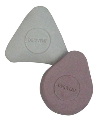 Derwent Shaped Erasers Pack of 2