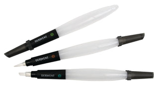 Derwent Waterbrush Fine, Medium & Chisel Tip Set of 3