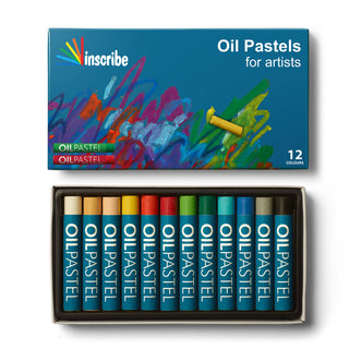 Inscribe Gallery Oil Pastels Set of 12 Colours