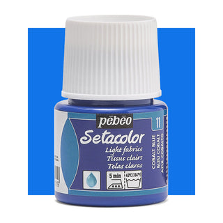 Pebeo Setacolor Light Fabric Paint 45ml - Cobalt Blue