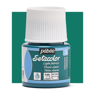 Pebeo Setacolor Light Fabric Paint 45ml - Turquoise