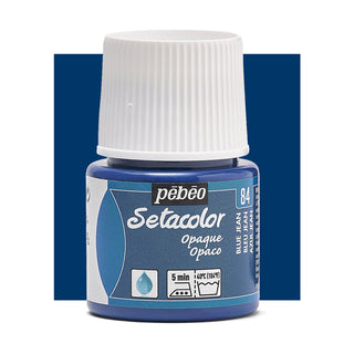 Pebeo Setacolor Opaque Fabric Paint 45ml - Blue Jean
