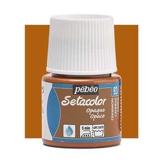 Pebeo Setacolor Opaque Fabric Paint 45ml - Cinnamon