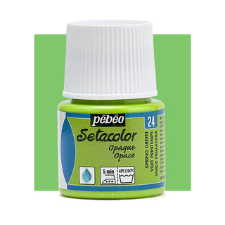Pebeo Setacolor Opaque Fabric Paint 45ml - Spring Green