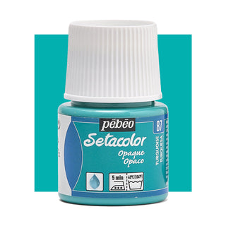 Pebeo Setacolor Opaque Fabric Paint 45ml - Turquoise
