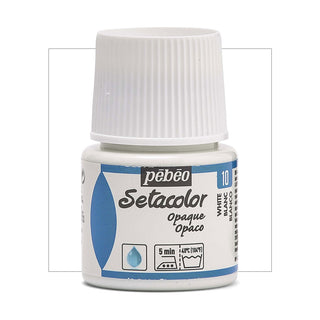 Pebeo Setacolor Opaque Fabric Paint 45ml - White