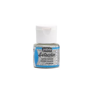Pebeo Setacolor Glitter Powder 10g - Silver