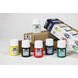 Pebeo Setacolor Fabric Paint Opaque Initiation Set 6 x 20ml