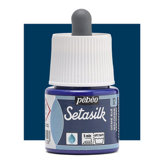 Pebeo Setasilk Silk Paint 45ml - Gitane Blue