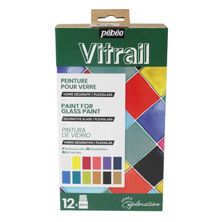 Pebeo Vitrail Exploration Set 12 x 20ml