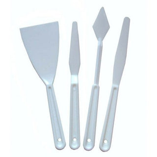 Major Brushes Plastic Palette Knives Pack of 4