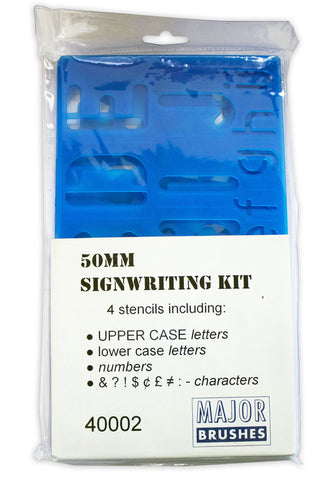 Signwriting Stencil Kit 50mm