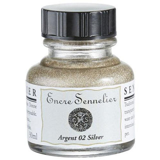 Sennelier Drawing Ink 30ml - 02 Silver