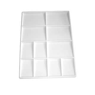 Major Brushes Plastic 11 Well Flat Palette