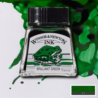 Winsor & Newton Drawing Ink 14ml - Brilliant Green