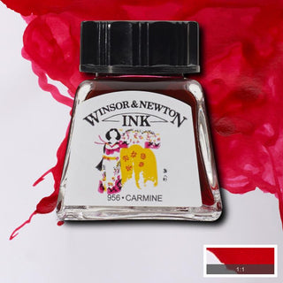 Winsor & Newton Drawing Ink 14ml - Carmine
