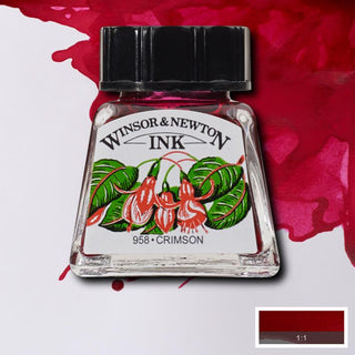 Winsor & Newton Drawing Ink 14ml - Crimson