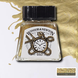 Winsor & Newton Drawing Ink 14ml - Gold
