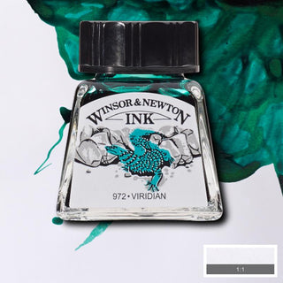 Winsor & Newton Drawing Ink 14ml - Viridian