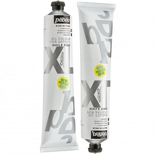 Pebeo Studio XL Oil Paint 200ml Titanium White Pack of 2 Tubes