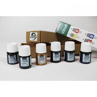Pebeo Vitrail Glass Paint Initiation Set 6 x 20ml