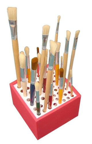 Major Brushes Plastic 64 Hole Brush Stand
