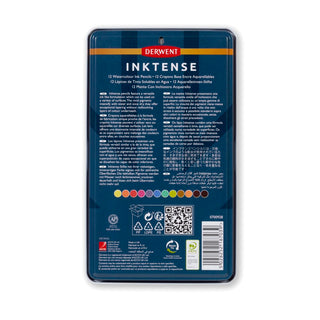 Derwent Inktense Pencils 12 Tin
