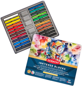 Derwent Inktense Blocks 24 Tin