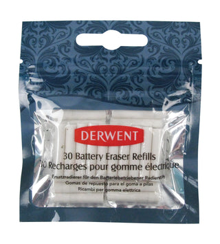 Derwent Battery Operated Eraser Refills Pack of 30