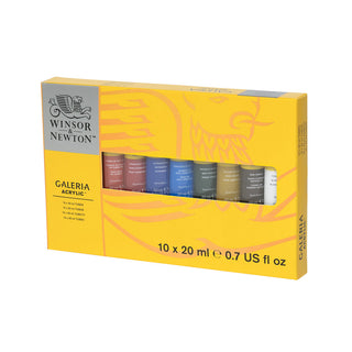 Winsor & Newton Galeria Acrylic Paint Set 10 x 20ml