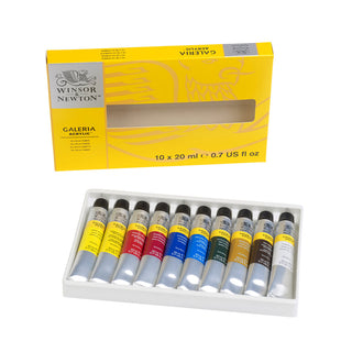 Winsor & Newton Galeria Acrylic Paint Set 10 x 20ml