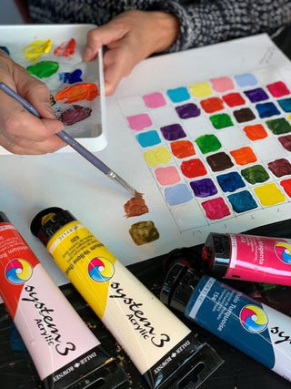 Daler Rowney System 3 Acrylic Paint Tubes 150ml