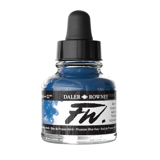 Daler Rowney FW Artists Acrylic Inks 29.5ml - Prussian Blue