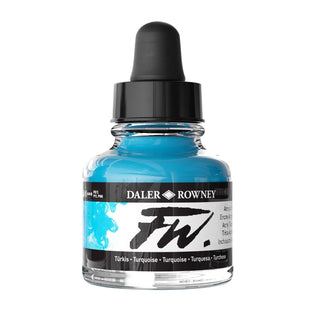 Daler Rowney FW Artists Acrylic Inks 29.5ml - Turquoise