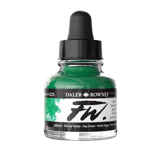 Daler Rowney FW Artists Acrylic Inks 29.5ml - Sap Green