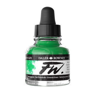 Daler Rowney FW Artists Acrylic Inks 29.5ml - Emerald Green