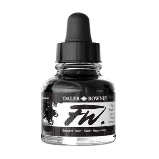 Daler Rowney FW Artists Acrylic Inks 29.5ml - Black