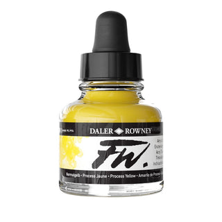 Daler Rowney FW Artists Acrylic Inks 29.5ml - Process Yellow