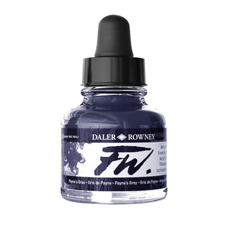 Daler Rowney FW Artists Acrylic Inks 29.5ml - Payne's Grey