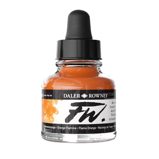 Daler Rowney FW Artists Acrylic Inks 29.5ml - Flame Orange
