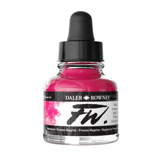 Daler Rowney FW Artists Acrylic Inks 29.5ml - Process Magenta