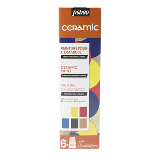 Pebeo Ceramic Initiation Set 6 x 20ml