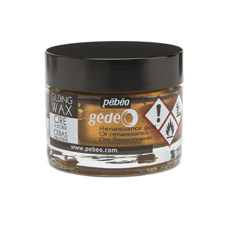 Pebeo Gedeo Gilding Wax 30ml - Renaissance Gold