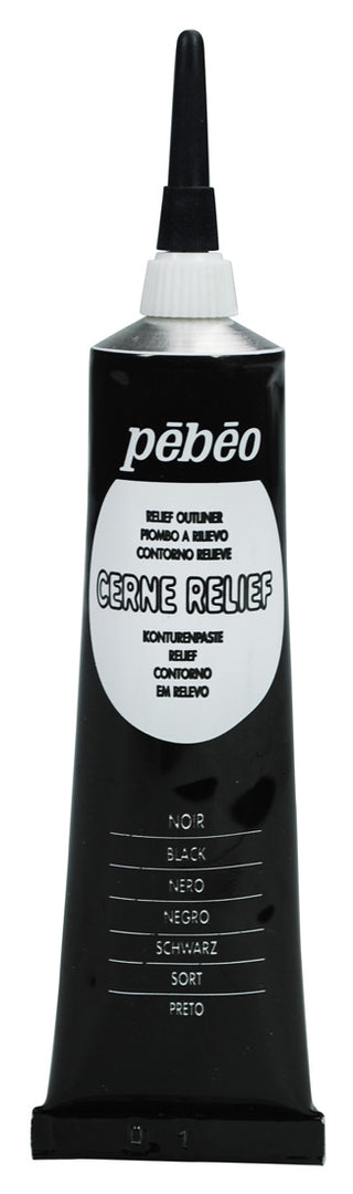 Pebeo Cerne Relief Outliner 37ml - Black