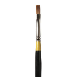 Daler Rowney System 3 Acrylic Brushes - Flat (Long Handled)